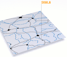 3d view of Skała