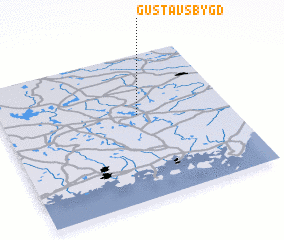 3d view of Gustavsbygd