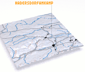 3d view of Hadersdorf am Kamp