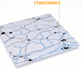 3d view of Staré Ždánice