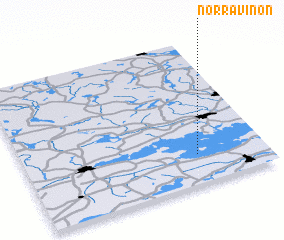 3d view of Norra Vinön