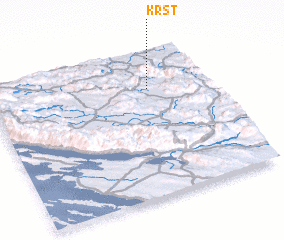 3d view of Krst