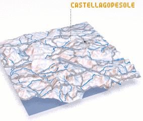 3d view of Castel Lagopesole