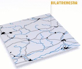 3d view of Bílá Třemešná