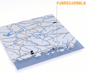 3d view of Fjärdsjömåla