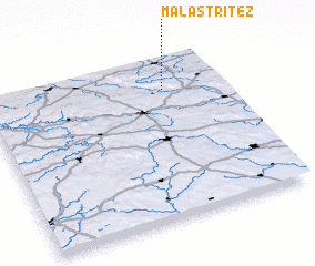 3d view of Malá Střítež