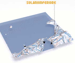 3d view of Solano Inferiore