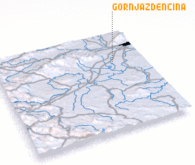 3d view of Gornja Zdenčina