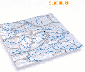 3d view of Sladki Vrh