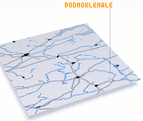 3d view of Podmokłe Małe