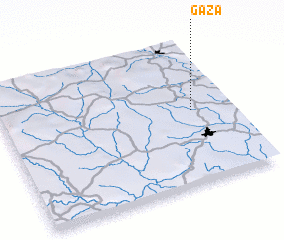 3d view of Gaza