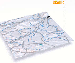 3d view of Skakići