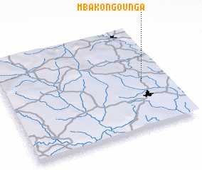 3d view of Mbako-Ngounga