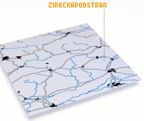 3d view of Žirecká Podstráň