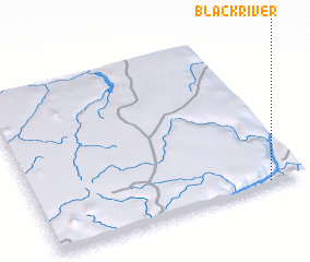 3d view of Black River