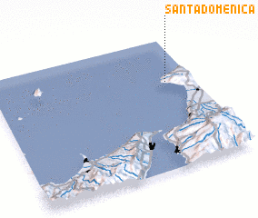 3d view of Santa Domenica