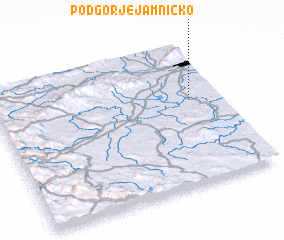 3d view of Podgorje Jamničko