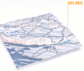 3d view of Golubić