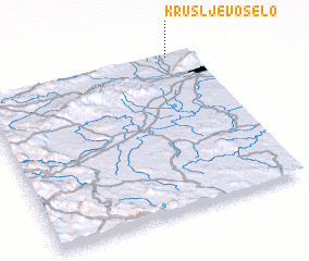 3d view of Krušljevo Selo