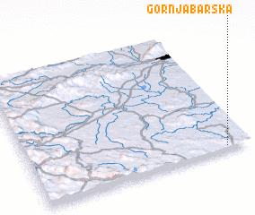 3d view of Gornja Barska