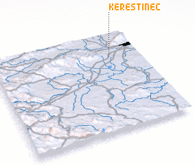 3d view of Kerestinec