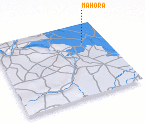 Mahora (Chad) map - nona.net