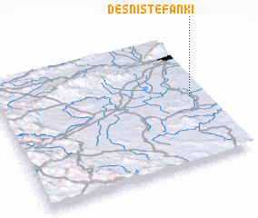 3d view of Desni Štefanki