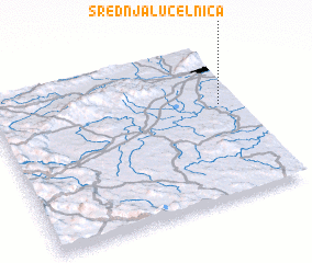 3d view of Srednja Lučelnica