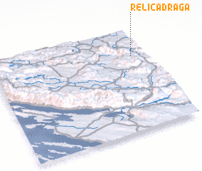 3d view of Relića Draga