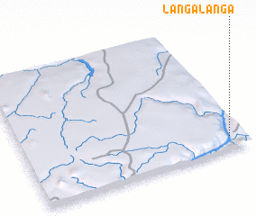 3d view of Langa-Langa