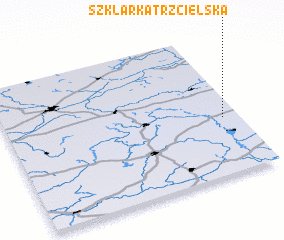 3d view of Szklarka Trzcielska