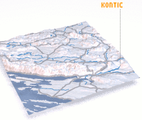 3d view of Kontić