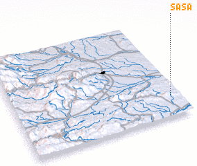 3d view of Šaša