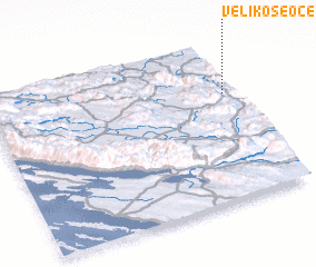 3d view of Veliko Seoce