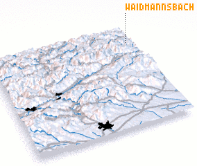 3d view of Waidmannsbach