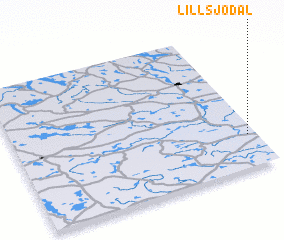 3d view of Lillsjödal