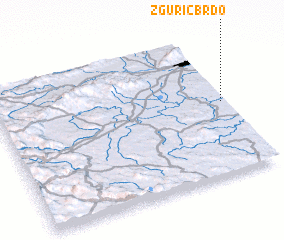 3d view of Zgurić Brdo