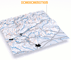 3d view of Scheuchenstein