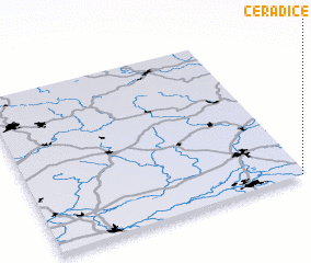 3d view of Čeradice