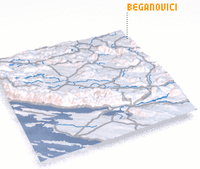 3d view of Beganovići