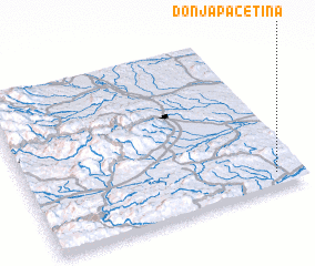 3d view of Donja Pačetina