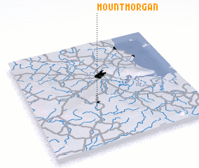 3d view of Mount Morgan