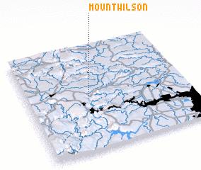 3d view of Mount Wilson