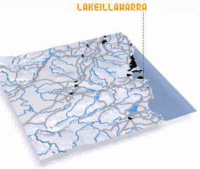 3d view of Lake Illawarra