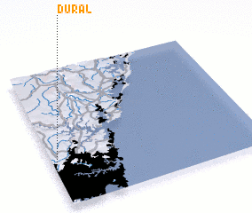 Dural (Australia) map - nona.net