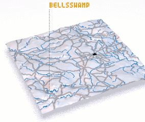 3d view of Bells Swamp