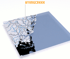 3d view of Wyong Creek