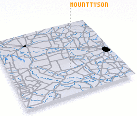 3d view of Mount Tyson