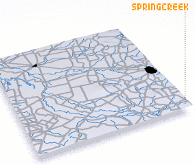 3d view of Spring Creek