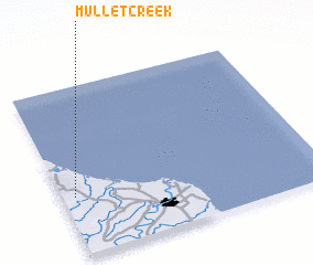 3d view of Mullet Creek